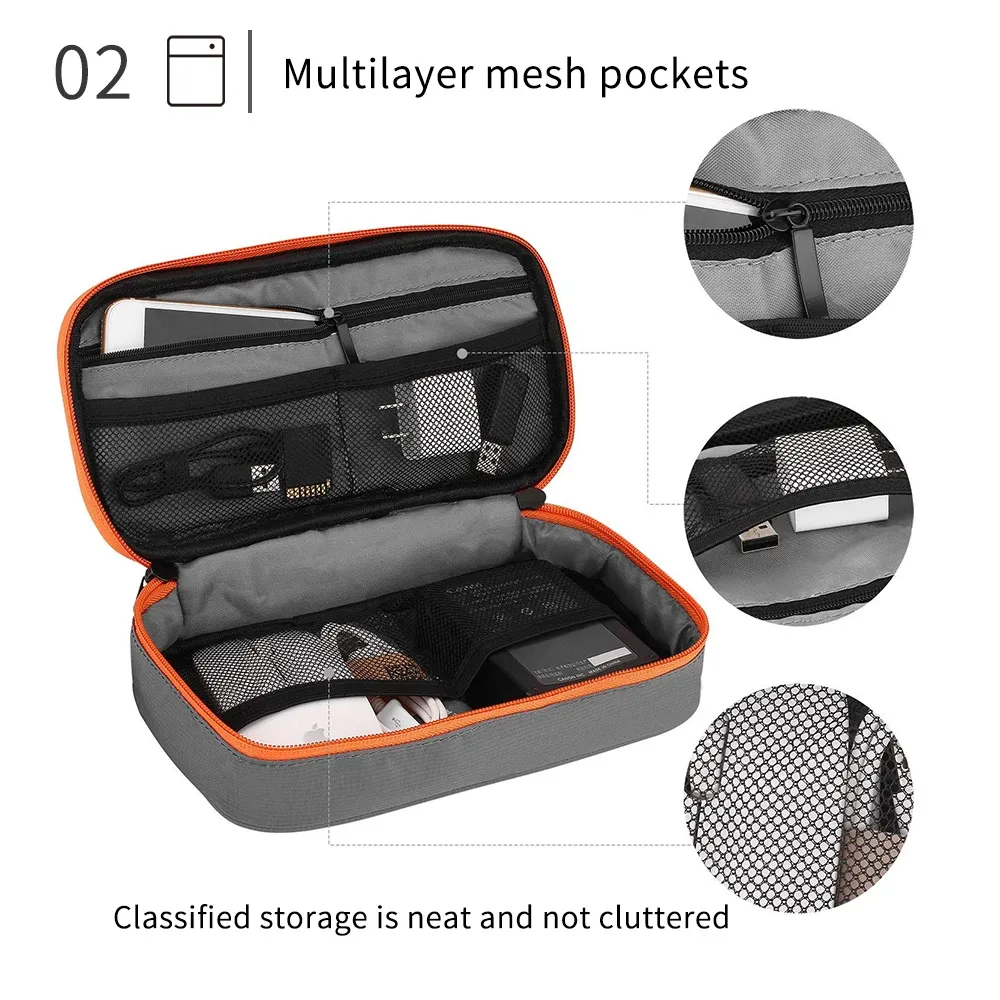 Sac de voyage pour câbles et chargeurs