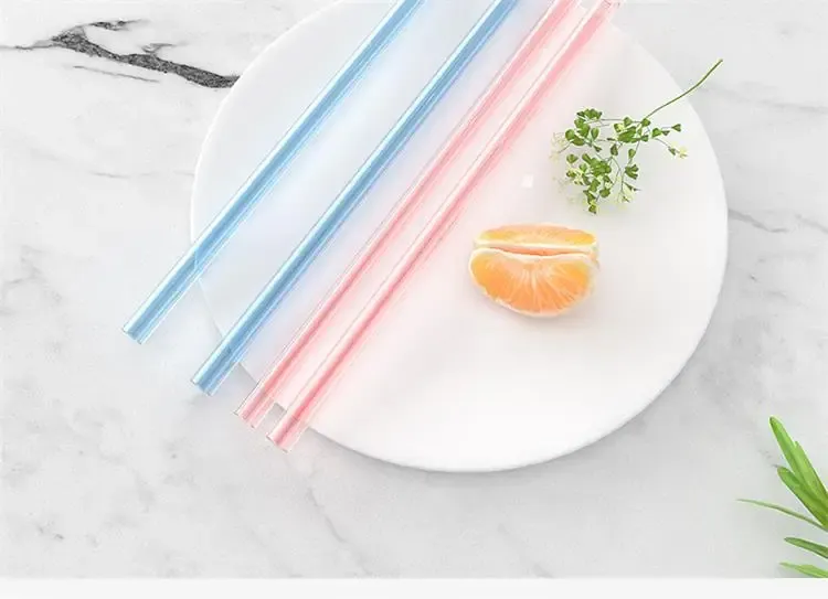 Pailles en silicone pour boissons festives