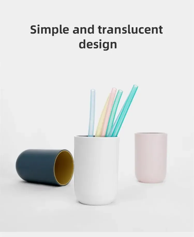 Pailles en silicone pour enfants