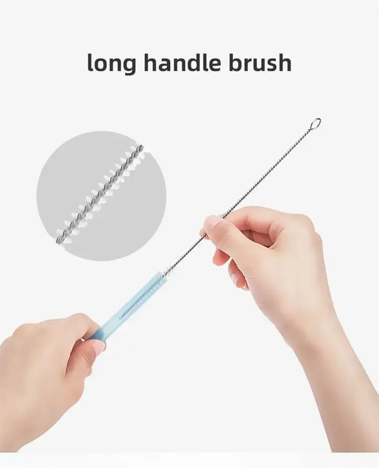 Pailles en silicone réutilisables