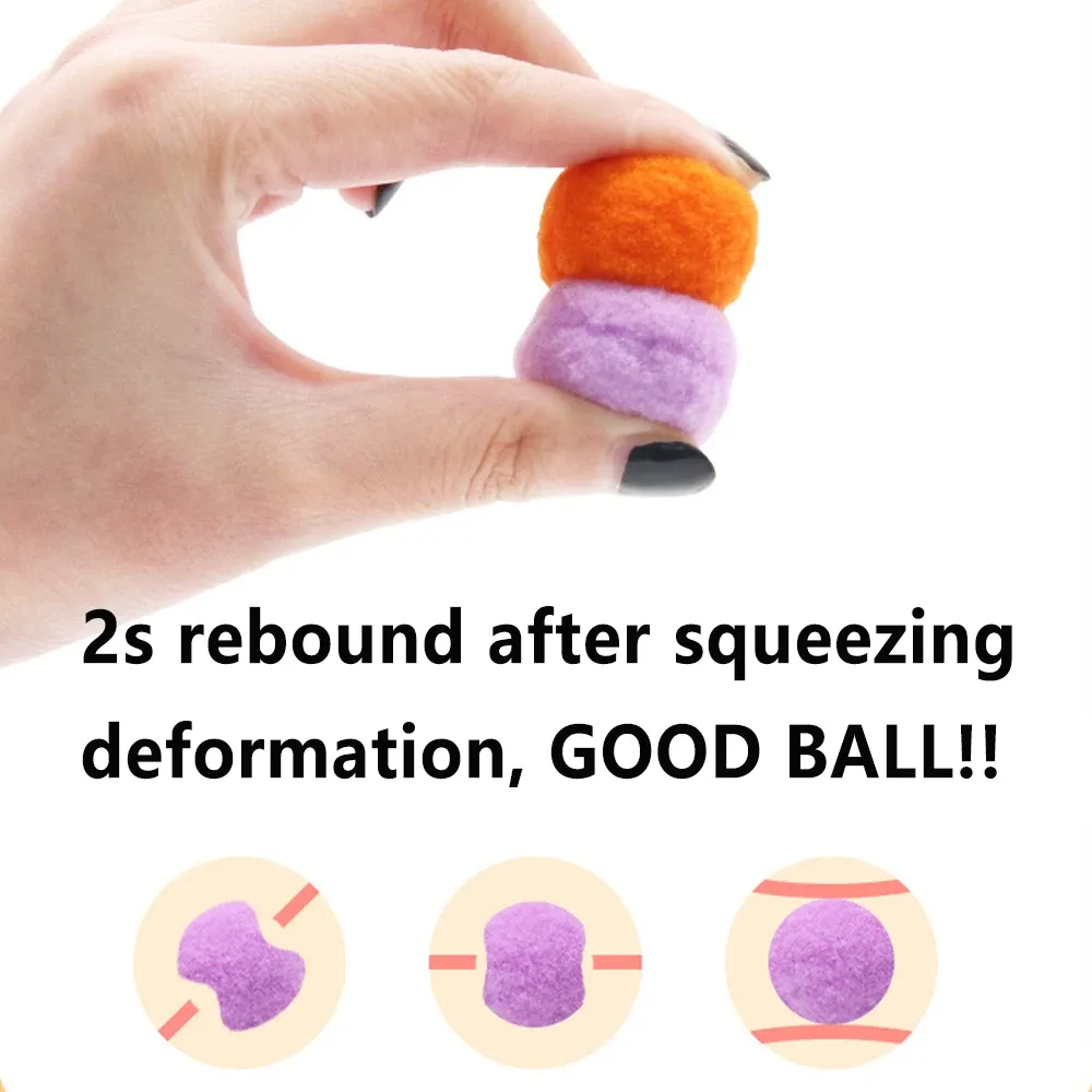 Pistolet lanceur de balles en peluche pour chat, jouet d'entraînement interactif pour animaux de compagnie (lot de 10 à 100 pièces) 6
