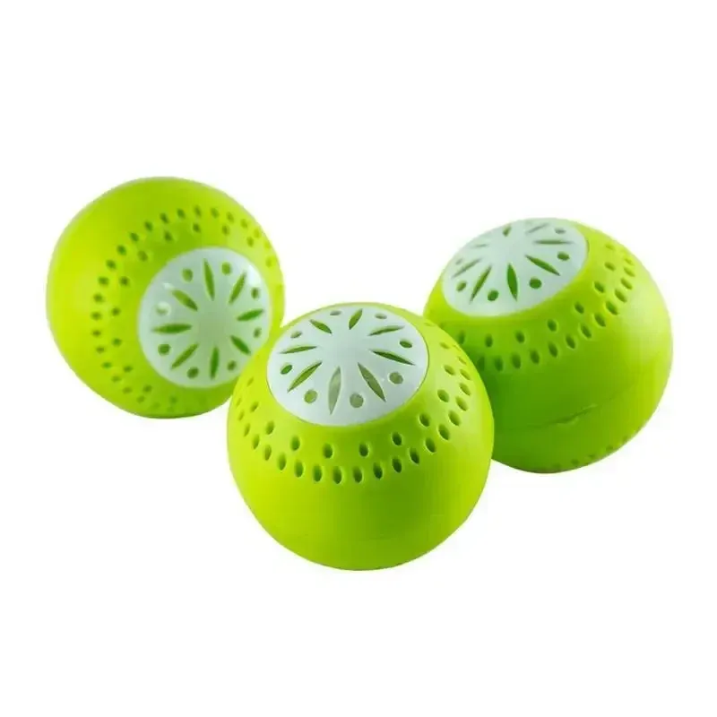 Déodorant pour réfrigérateur 3 pièces, boules absorbeurs d'odeurs au charbon actif, accessoire de cuisine 5