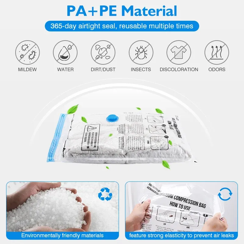 Pompe à air électrique rechargeable sans fil pour sacs de rangement sous vide, idéale pour les voyages 3