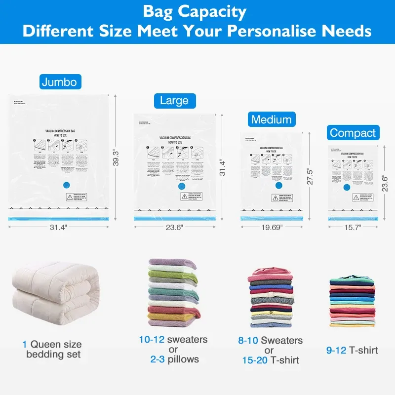 Pompe à air électrique rechargeable sans fil pour sacs de rangement sous vide, idéale pour les voyages 6