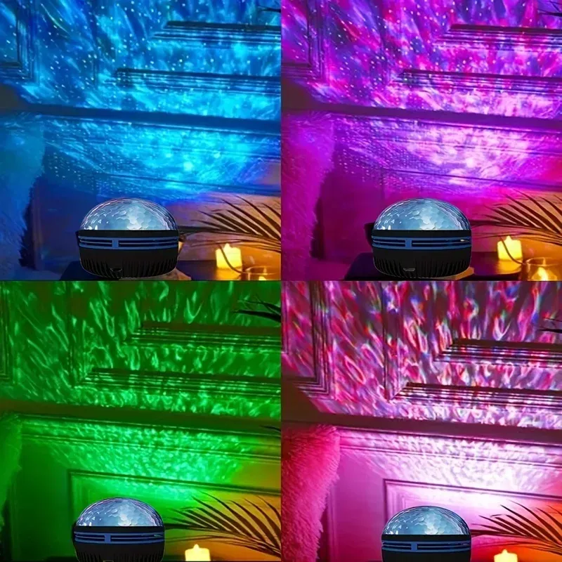 Projecteur de ciel nocturne dans un salon