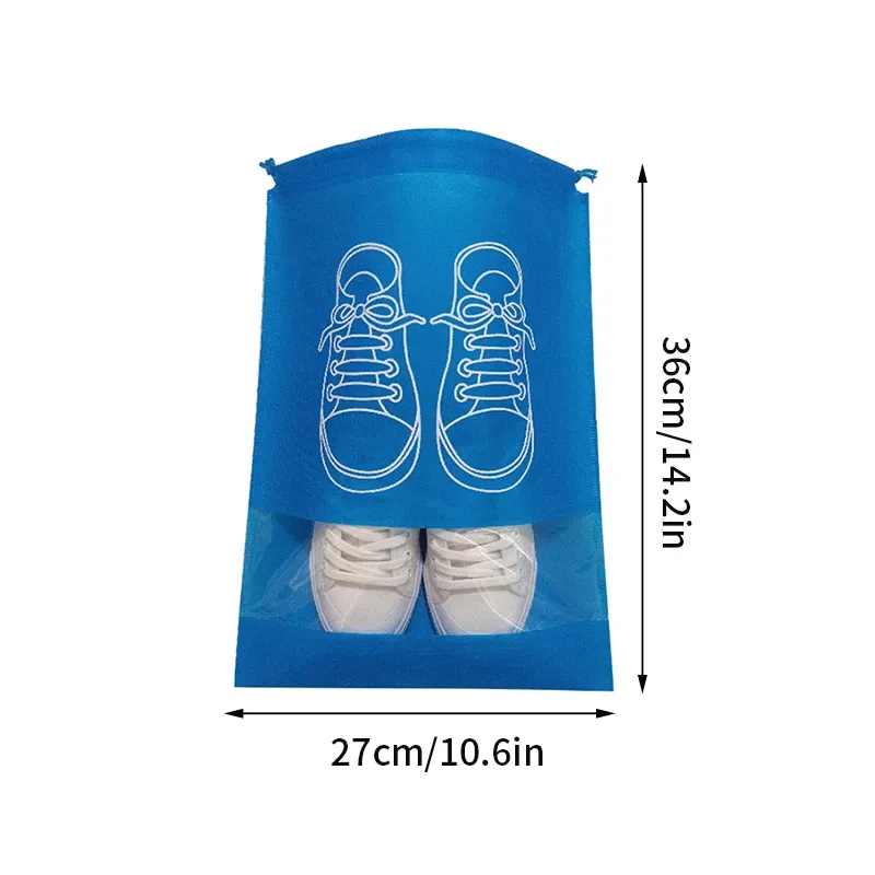 Sac de rangement portable pour chaussures de voyage, étanche et unisexe, avec fermeture éclair 48