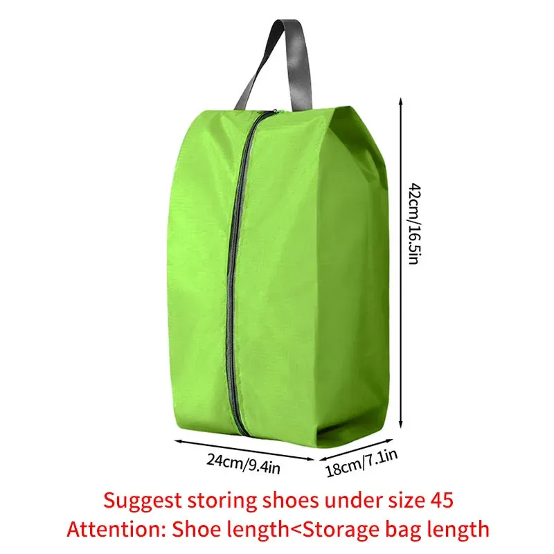 Sac de rangement portable pour chaussures de voyage, étanche et unisexe, avec fermeture éclair 30