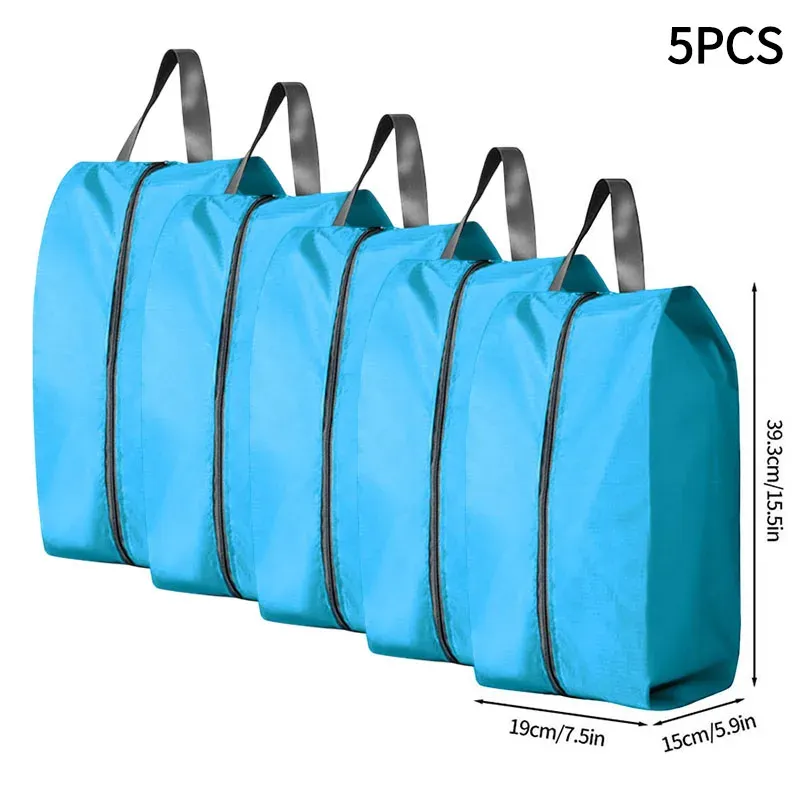 Sac de rangement portable pour chaussures de voyage, étanche et unisexe, avec fermeture éclair 31