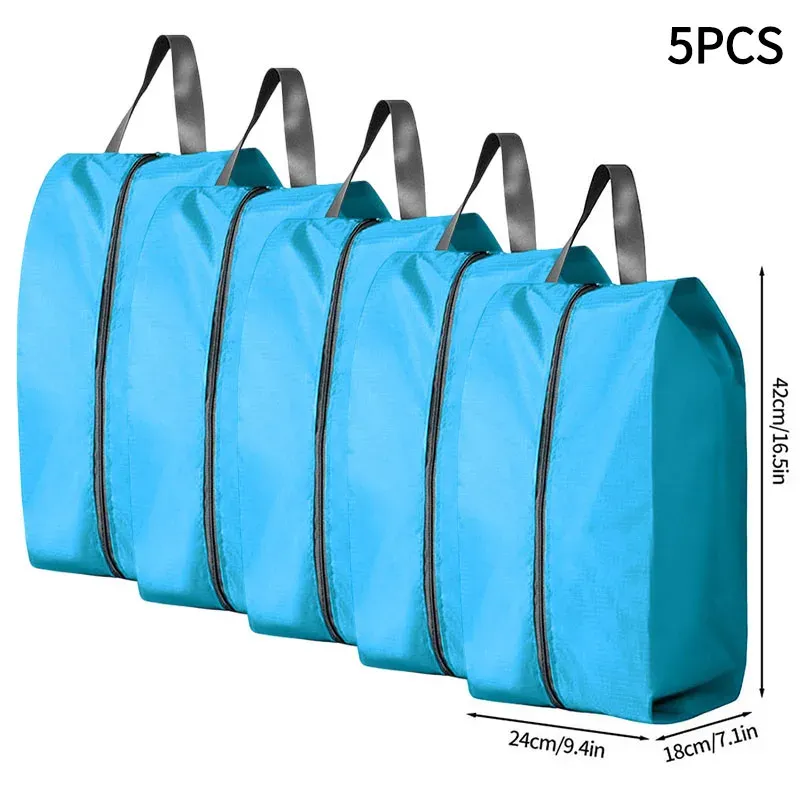 Sac de rangement portable pour chaussures de voyage, étanche et unisexe, avec fermeture éclair 26