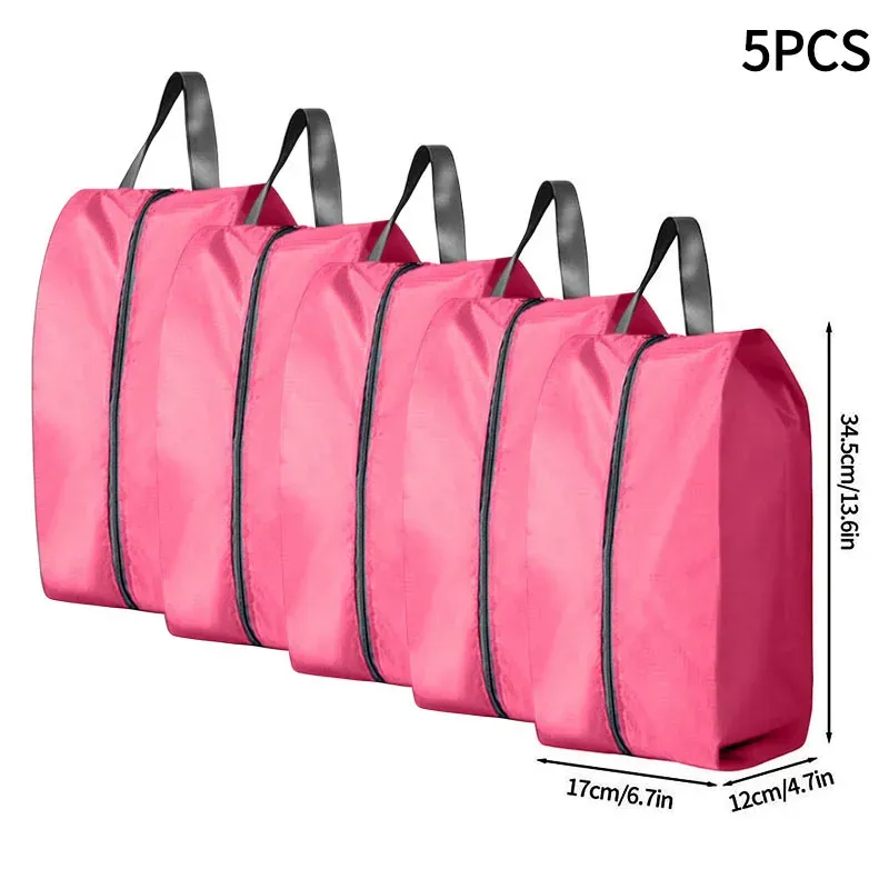 Sac de rangement portable pour chaussures de voyage, étanche et unisexe, avec fermeture éclair 22