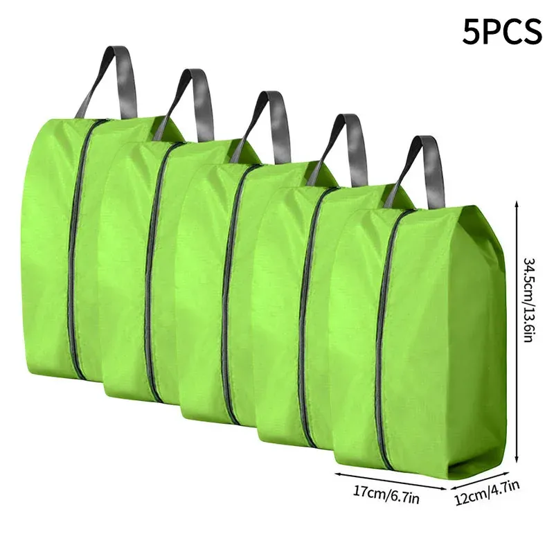 Sac de rangement portable pour chaussures de voyage, étanche et unisexe, avec fermeture éclair 39