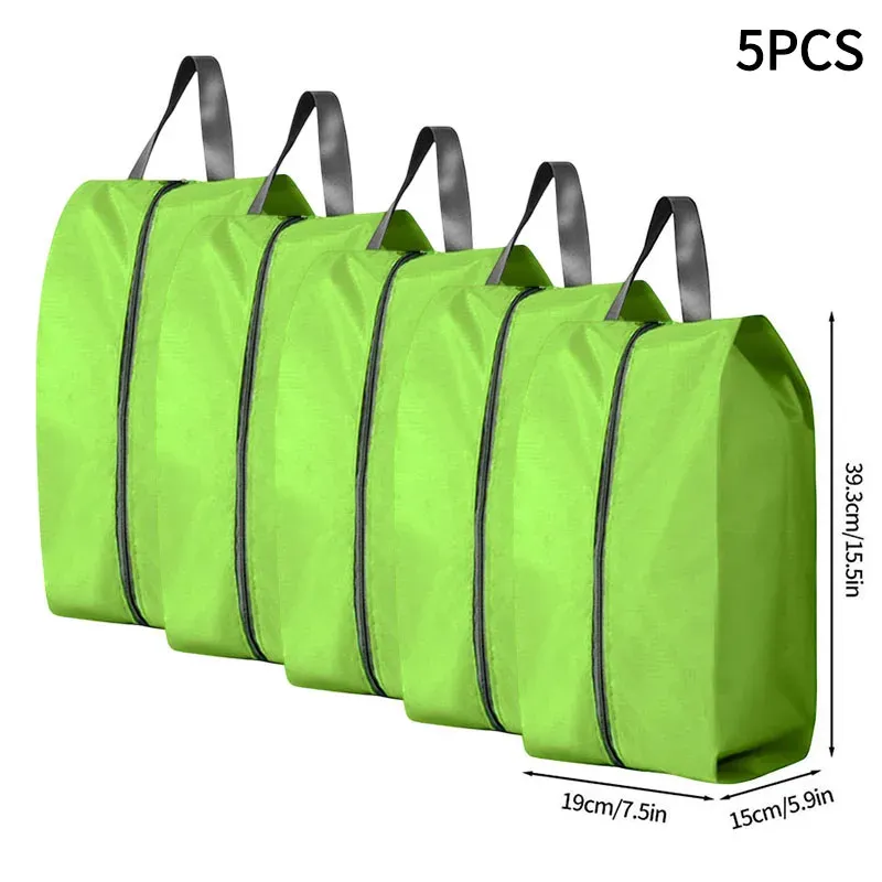 Sac de rangement portable pour chaussures de voyage, étanche et unisexe, avec fermeture éclair 36