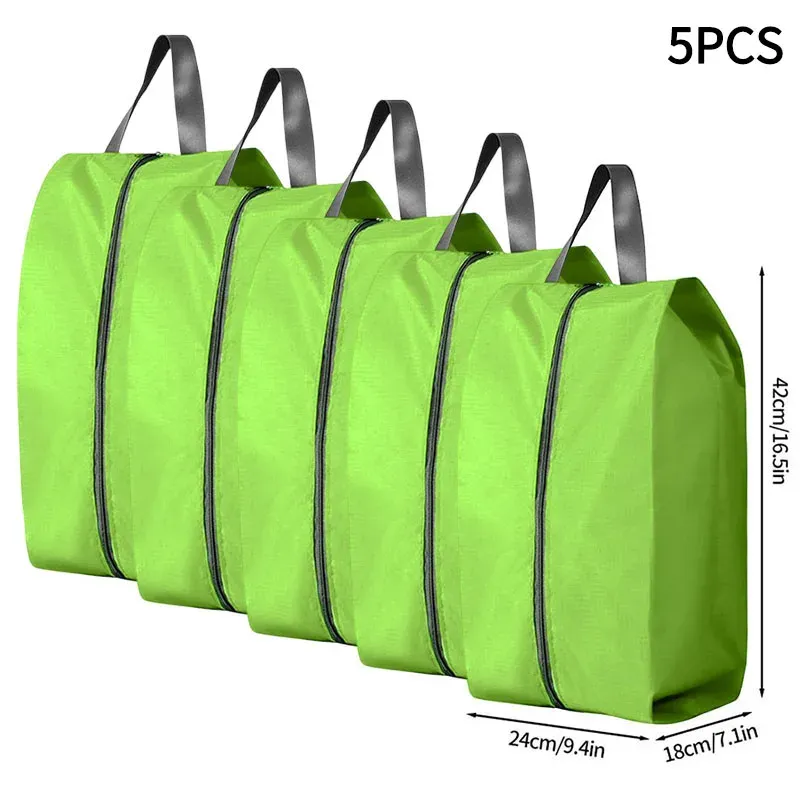 Sac de rangement portable pour chaussures de voyage, étanche et unisexe, avec fermeture éclair 37