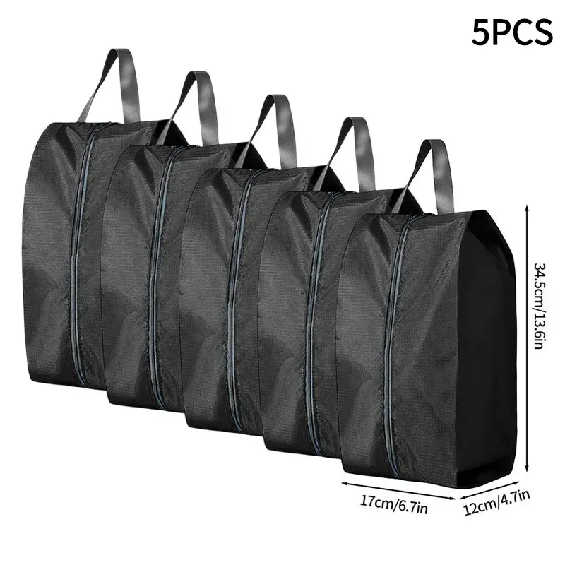 Sac de rangement portable pour chaussures de voyage, étanche et unisexe, avec fermeture éclair 33