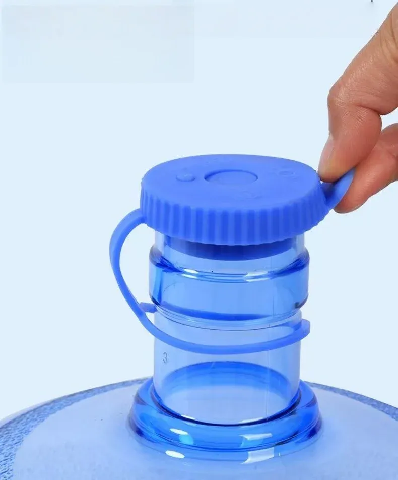 Bouchon de remplacement pour cruche d'eau de 5 gallons, en silicone de qualité alimentaire, compatible avec les cruches réutilisables de 3 et 5 gallons, anti-déversement 8