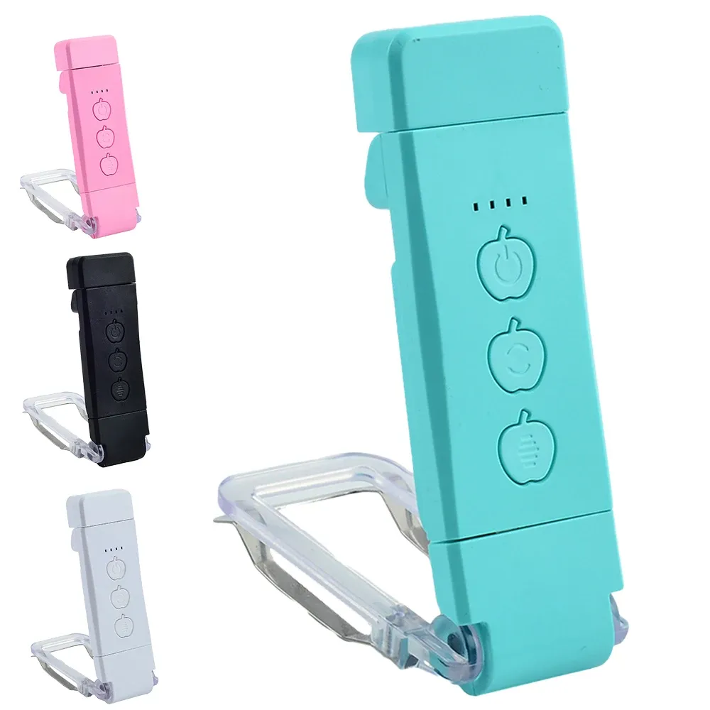 Lampe de lecture LED rechargeable USB à luminosité réglable, protection des yeux, pince portable pour liseuse, utilisable en voiture ou au lit 1