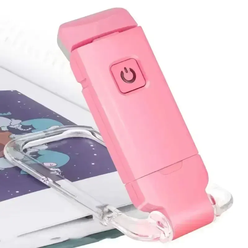 Lampe de lecture LED rechargeable USB à luminosité réglable, protection des yeux, pince portable pour liseuse, utilisable en voiture ou au lit 7