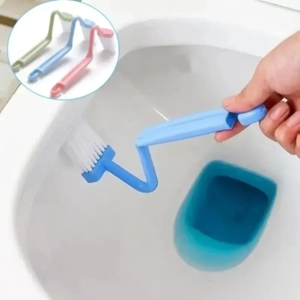 Brosse de toilette incurvée à long manche (lot de 1, 2 ou 3) - Image 1