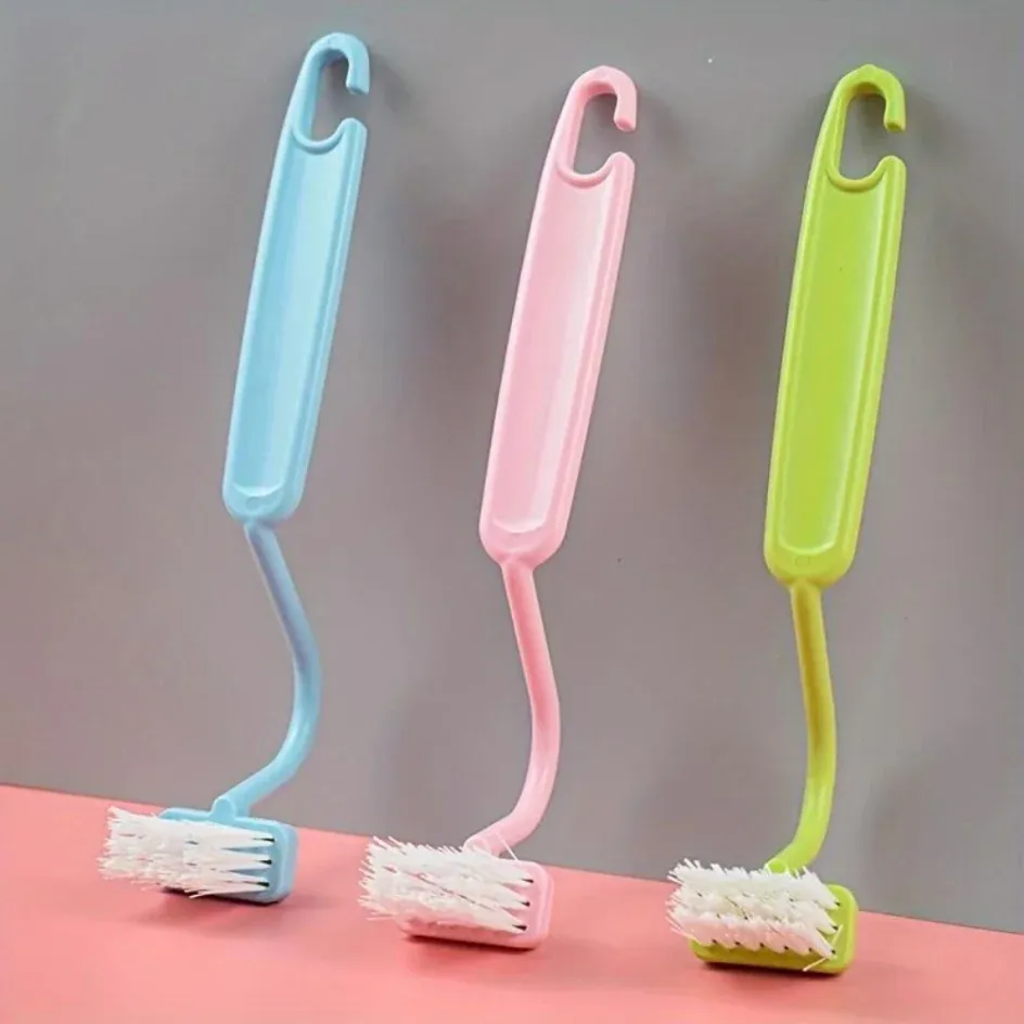 Brosse de toilette incurvée à long manche, détail du design