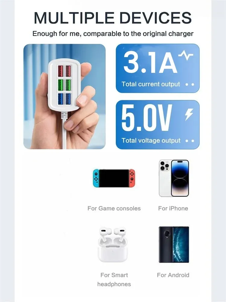 Multiprise USB, solution de charge complète