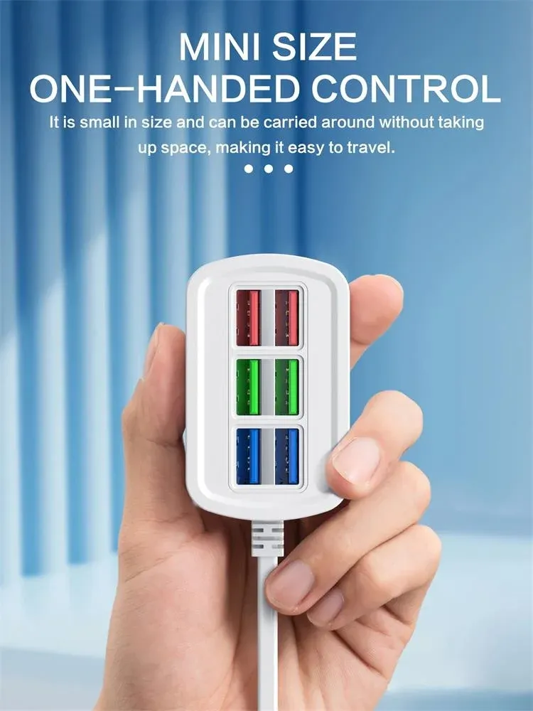 Multiprise USB avec appareils connectés
