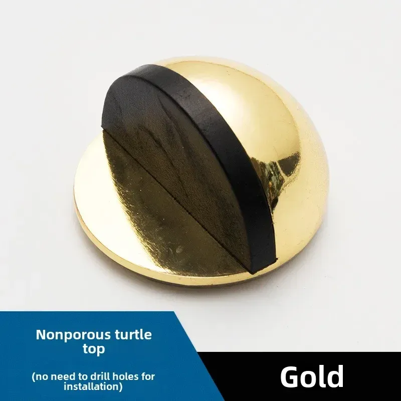 Butée de porte sans perçage en caoutchouc antichoc pour salles de bain et portes en verre, protecteur domestique antidérapant en forme de tortue 12