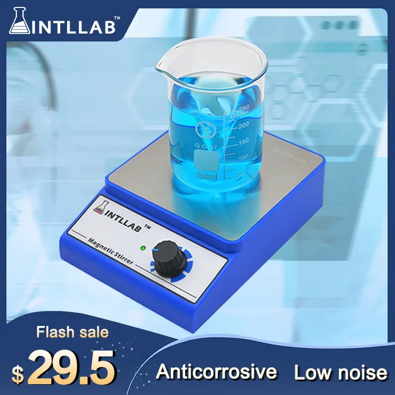 Agitateur magnétique léger en acier inoxydable 316, compact mais puissant, capacité 3000 ml, haute vitesse de rotation - Image 1