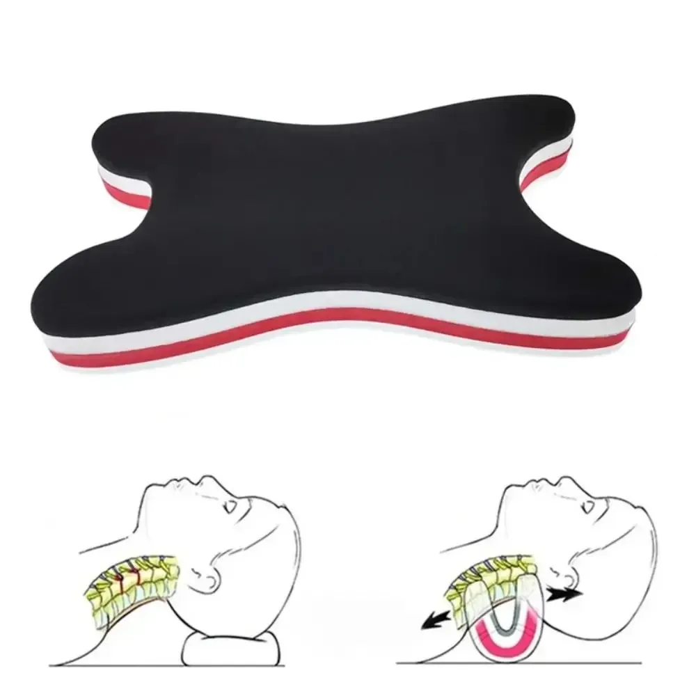 Oreiller de traction orthopédique pour soulagement cervical, oreiller de traction cervicale portable, oreiller de massage cervical 5
