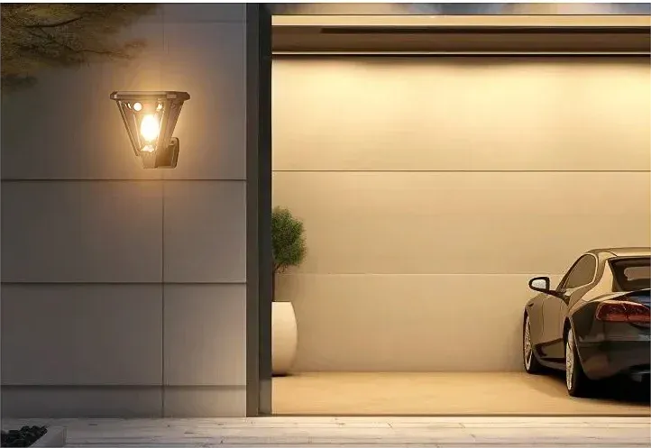 Détail du design de la lampe solaire