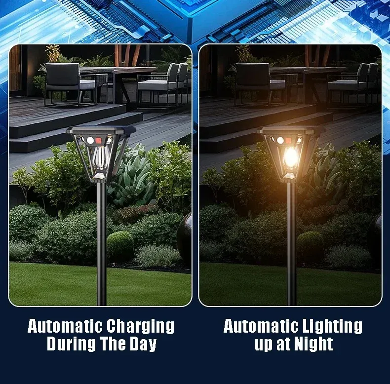 Ambiance lumineuse douce sur une terrasse extérieure