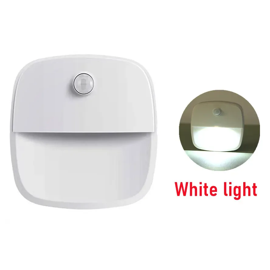 Veilleuse LED avec détecteur de mouvement, fonctionnant sur piles AAA, idéale pour chambre, escalier, placard et couloir 7