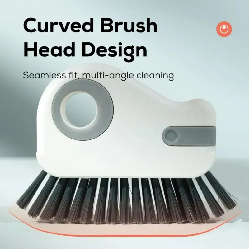 Brosse de nettoyage pour rainures : outil pour interstices de plancher, cadres de fenêtres et de portes, et rails de portes coulissantes 3