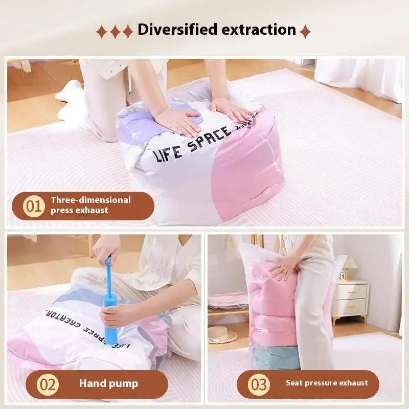 Sac sous vide de rangement en situation