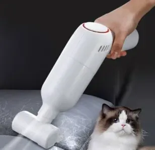 Aspirateur de voiture sans fil EAFC, mini aspirateur à main 8000 Pa 120 W à forte aspiration, rechargeable, pour le nettoyage à sec et humide de l'automobile et de la maison 8