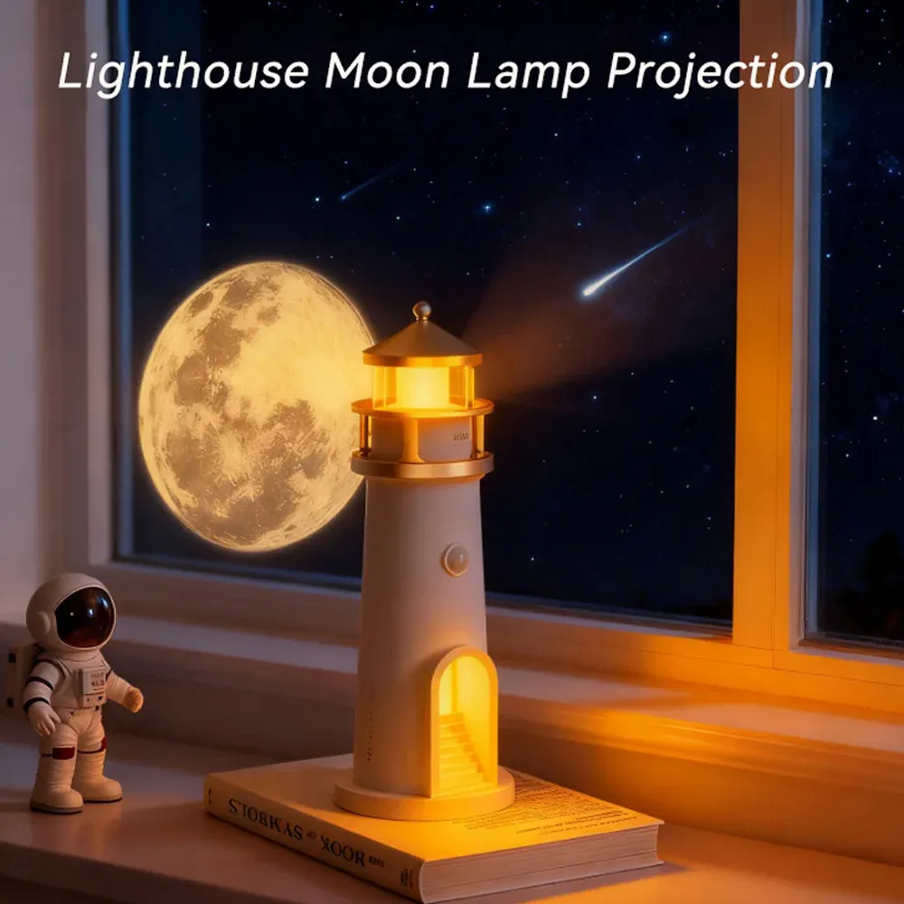 Lampe lune à projection avec télécommande, Bluetooth et capteur de mouvement, veilleuse d'ambiance, cadeau d'anniversaire ou de Noël 6