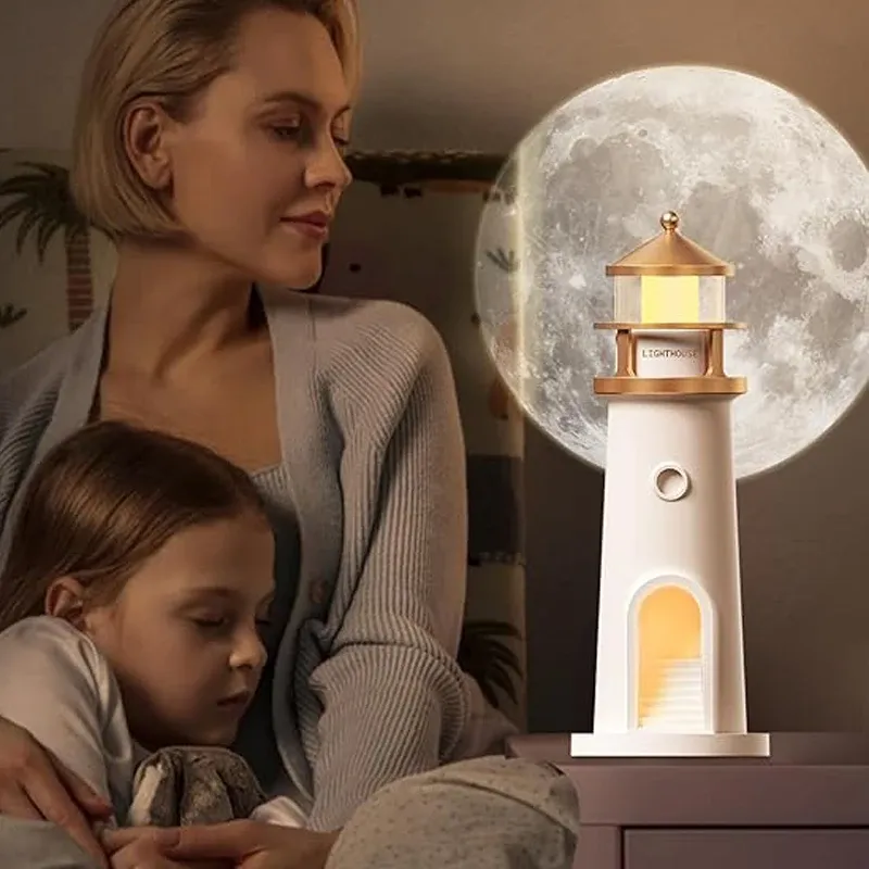 Lampe lunaire en ambiance