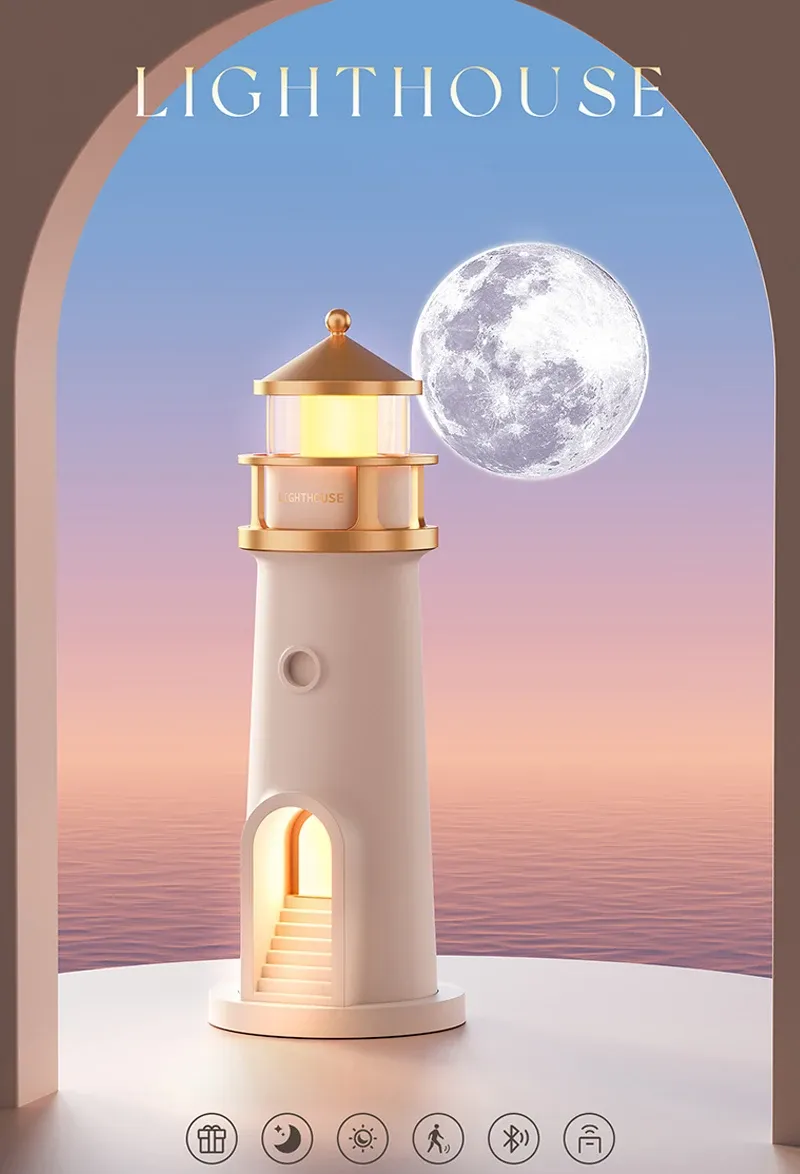 Lampe lunaire, détails du design