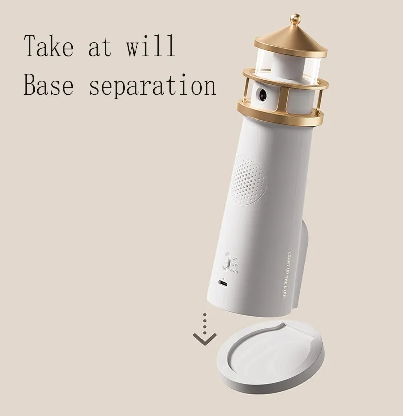 Lampe lunaire, en situation