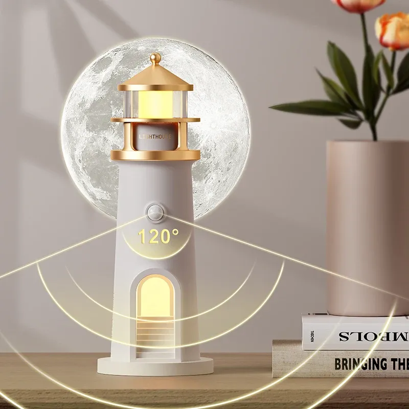 Lampe lunaire, ambiance tamisée
