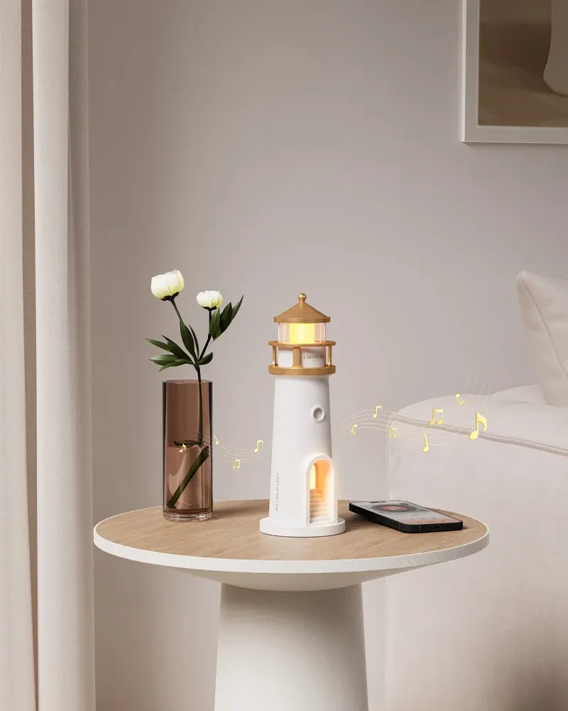 Lampe lunaire, ambiance chaleureuse