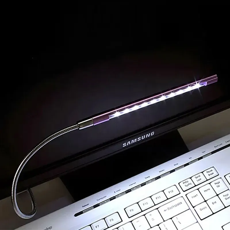 Lampe à pince LED avec interrupteur, lampe USB pour la lecture et l'étude 6