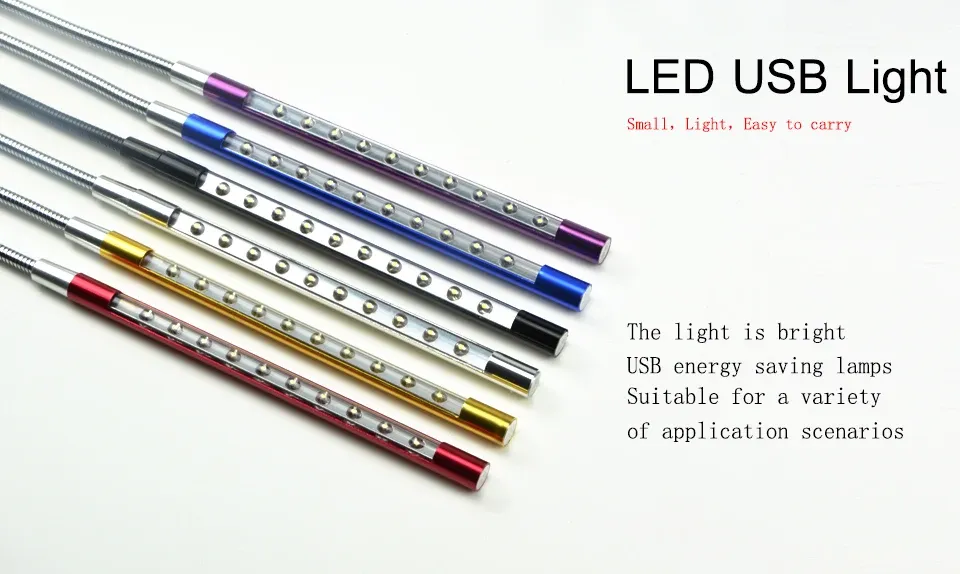 Lampe LED USB sans interrupteur en situation
