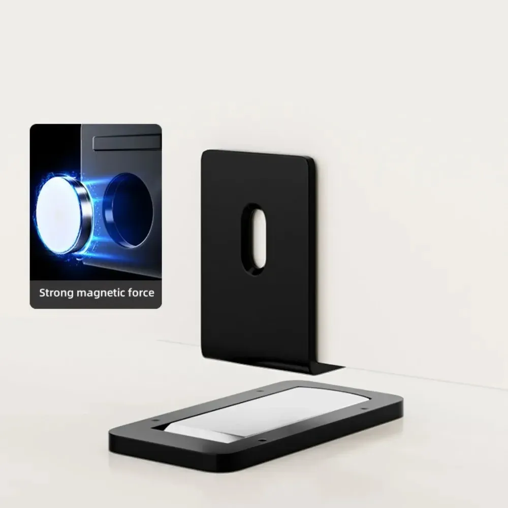 Arrêt-porte magnétique installé dans un intérieur moderne