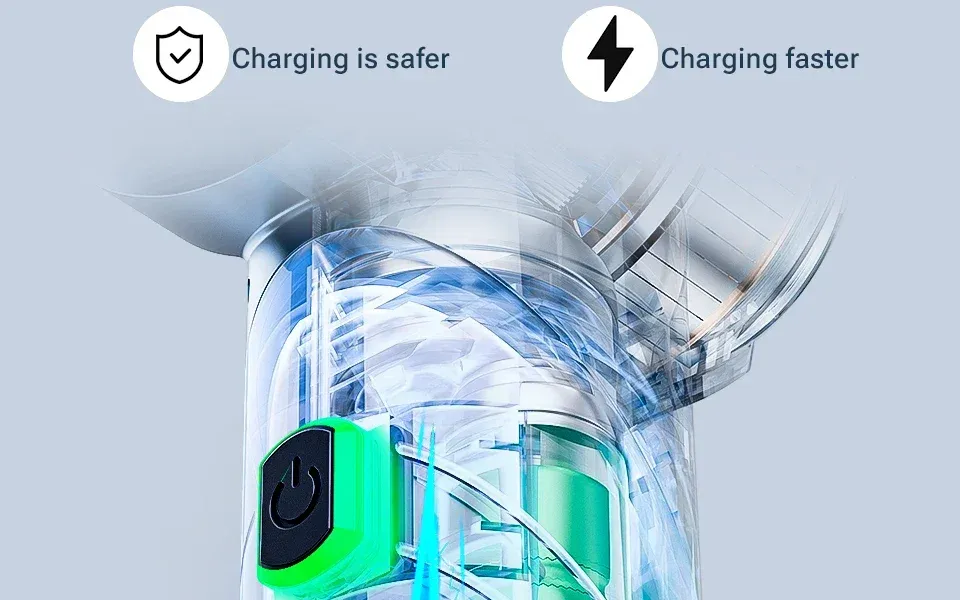 Aspirateur de voiture sans fil, gobelet anti-poussière