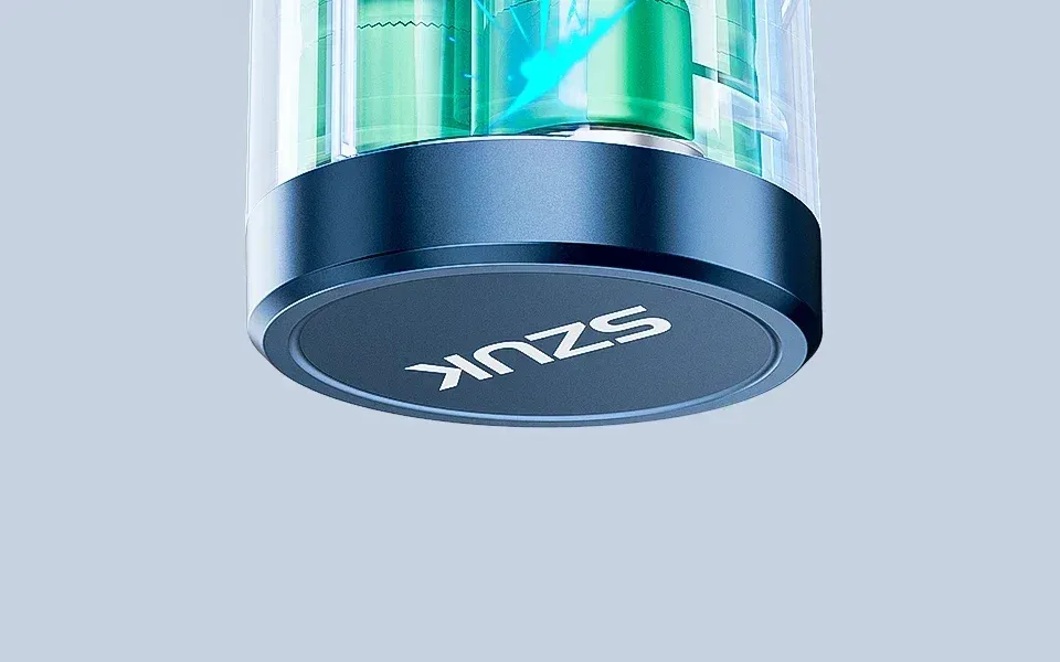 Aspirateur de voiture sans fil, recharge USB-C
