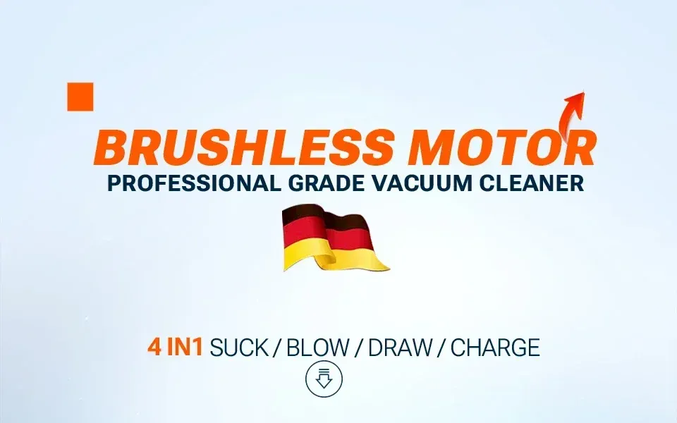Aspirateur de voiture sans fil, vue principale