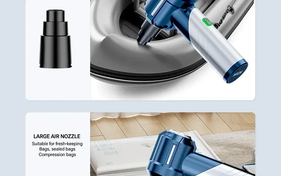 Aspirateur de voiture sans fil, rangement