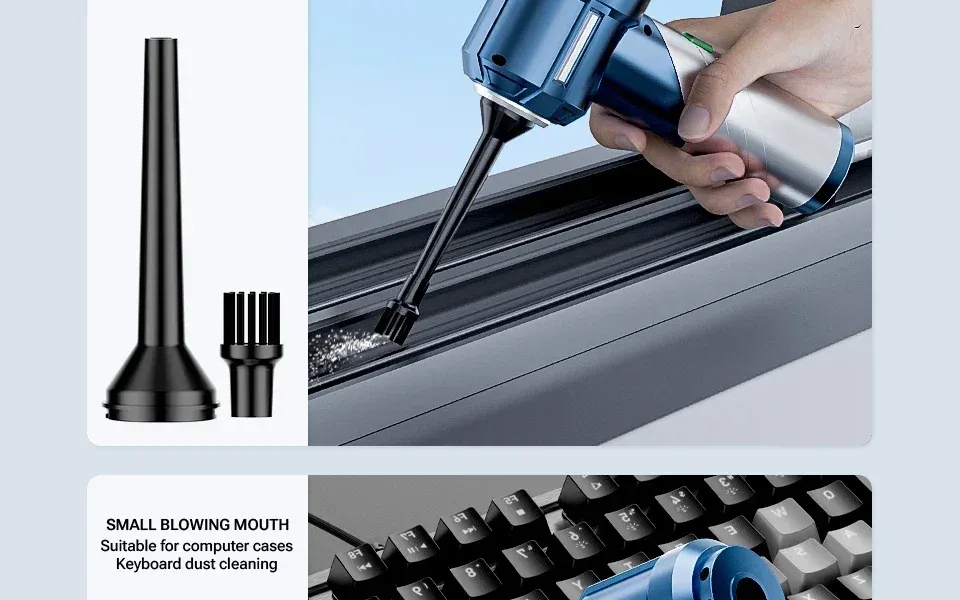 Aspirateur de voiture sans fil, nettoyage des recoins