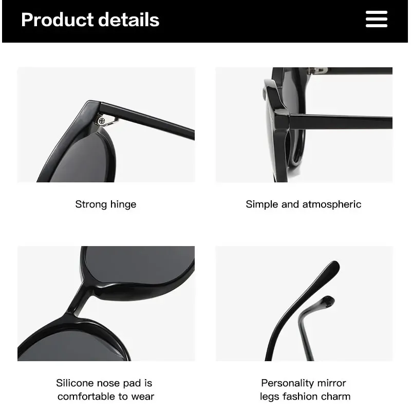 Lunettes de soleil polarisées rondes rétro, monture léopard classique, protection UV400 mixte 6