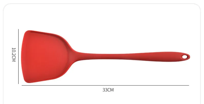 Détail de la spatule en silicone